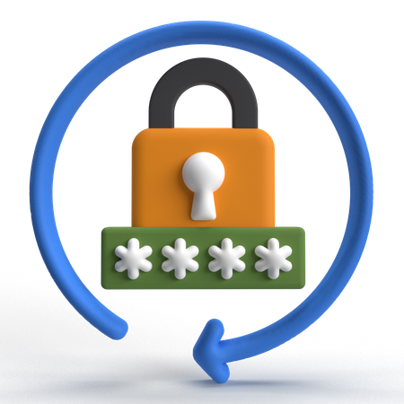 Actualización de contraseña  3D Icon