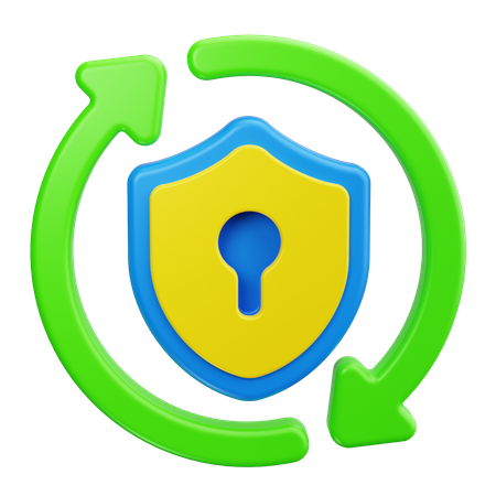 Actualizar seguridad  3D Icon