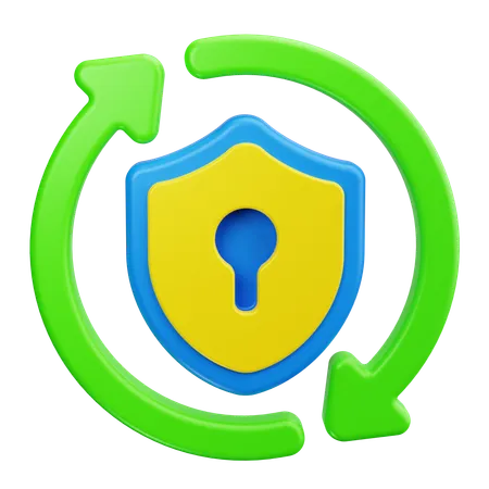 Actualizar seguridad  3D Icon