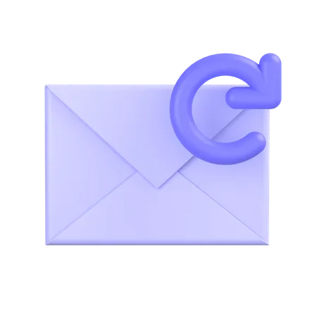 Actualizar correo  3D Icon