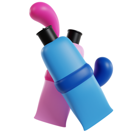 Acuarela vibrante  3D Icon