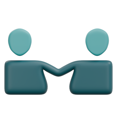 Acuerdo de negocios  3D Icon