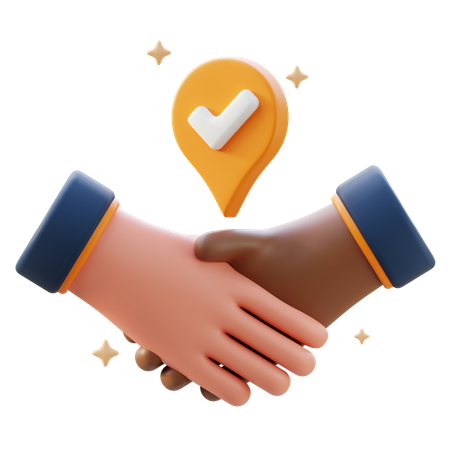 Acuerdo de mano  3D Icon