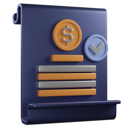 Acuerdo de financiación  3D Icon