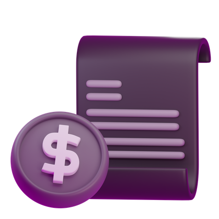 Acuerdo financiero  3D Icon