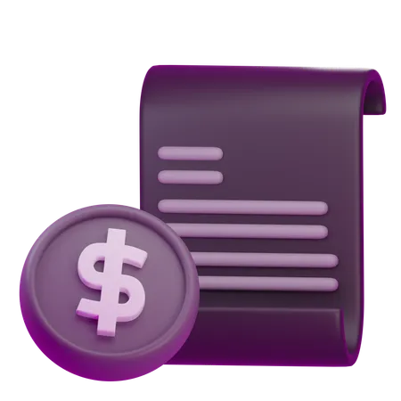 Acuerdo financiero  3D Icon