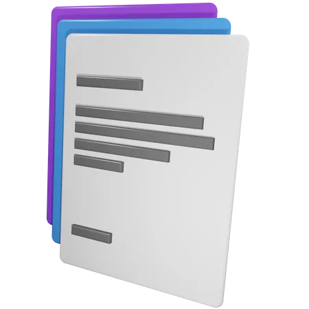 Documento de acuerdo  3D Icon