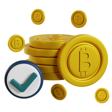 Acumulación de riqueza de Bitcoin  3D Icon