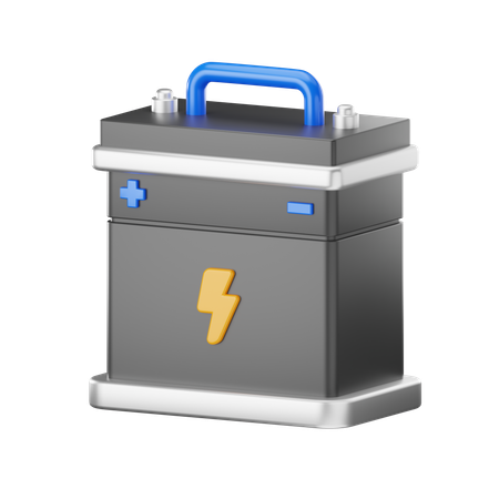 Acumulador  3D Icon