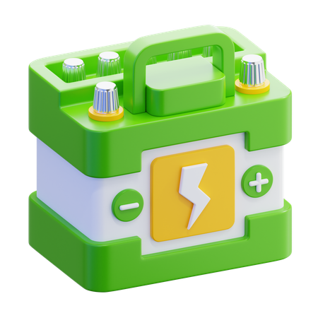 Acumulador  3D Icon