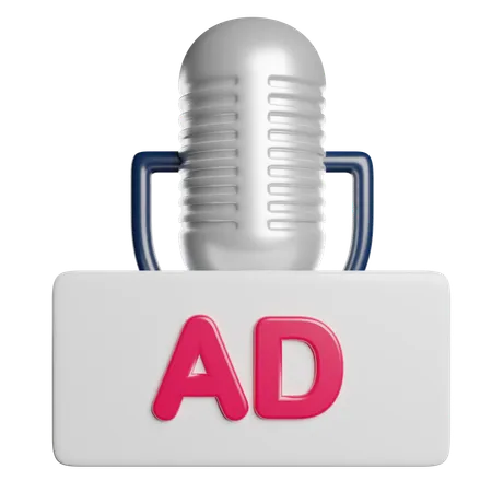 Ad  3D Icon