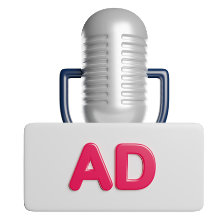 Ad  3D Icon