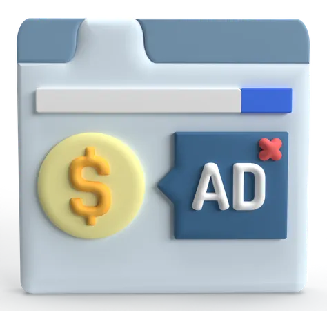 Ad Expense  3D Icon