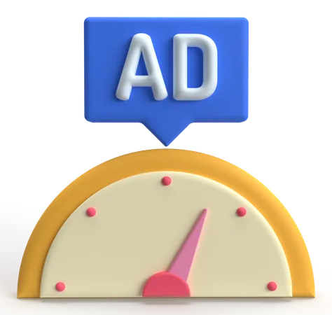 Ad Performance  3D Icon