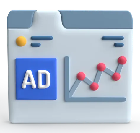 Ad Revenue  3D Icon