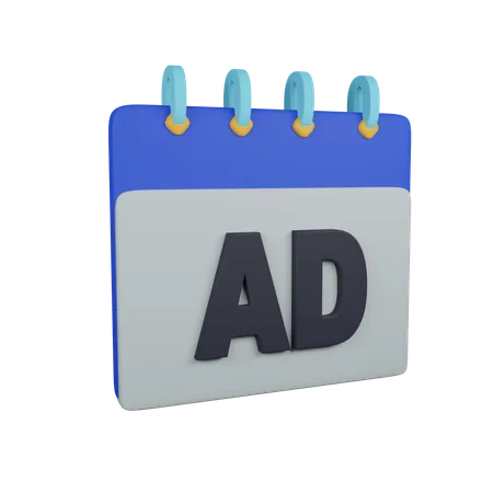 Ad Schedule 3 D Icon Contains PNG BLEND GLTF And OBJ Files 3D Icon