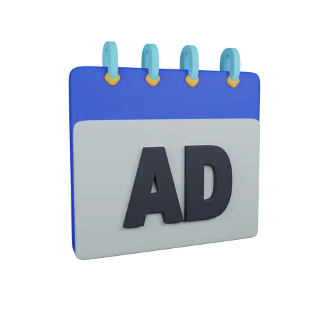 Ad schedule  3D Icon