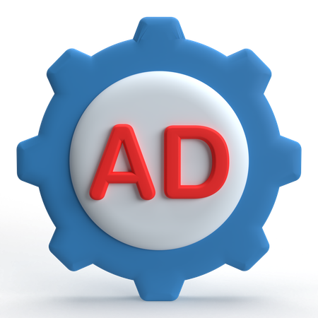 Ad Setting  3D Icon