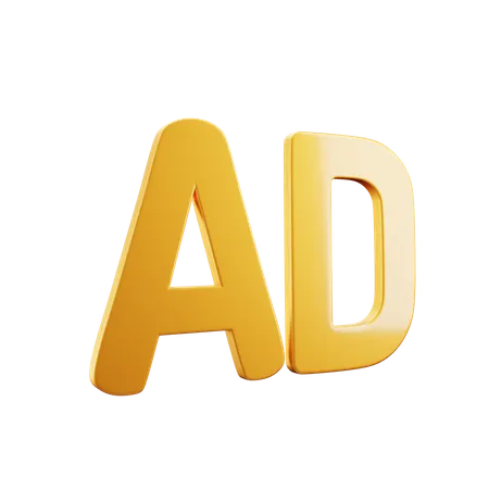 Ad Sign  3D Icon