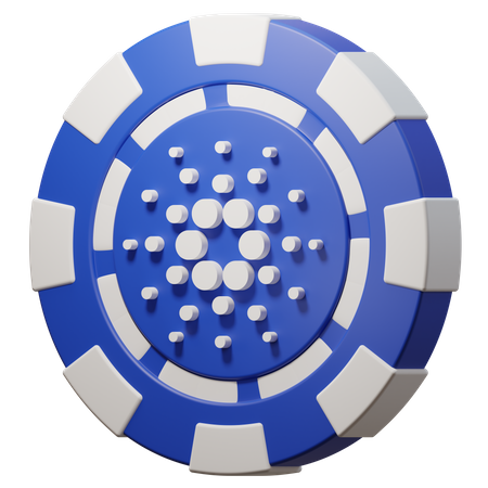 ADA Poker Chip  3D Illustration