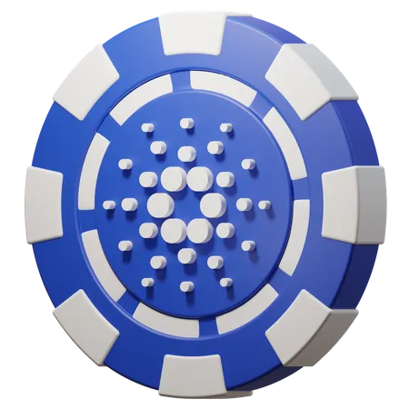 ADA Poker Chip  3D Illustration