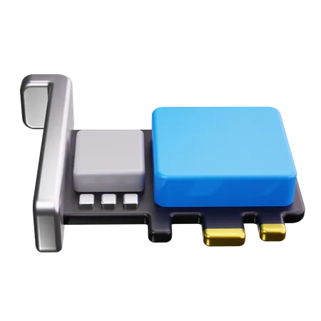 Adaptateur de réseau  3D Icon