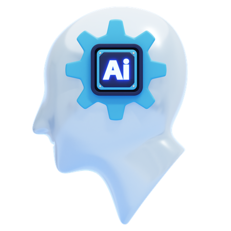 Adaptive AI Reasoner  3D Icon