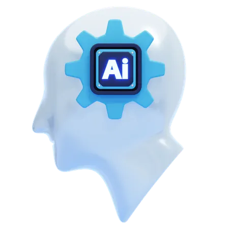 Adaptive AI Reasoner  3D Icon