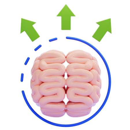 Adaptive Learning Process  3D Icon