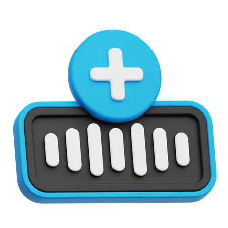 Add Audio  3D Icon