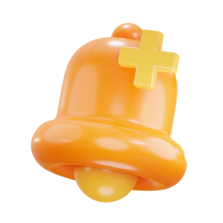 Add Bell  3D Icon