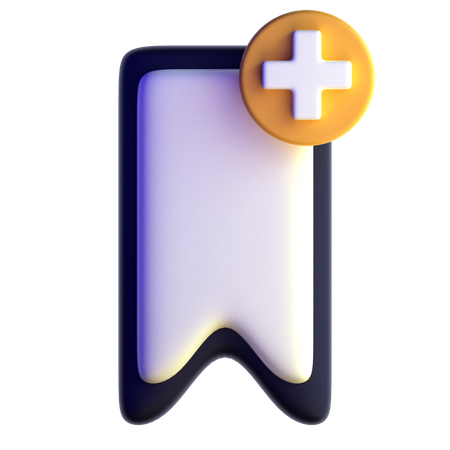 Add Bookmark  3D Icon