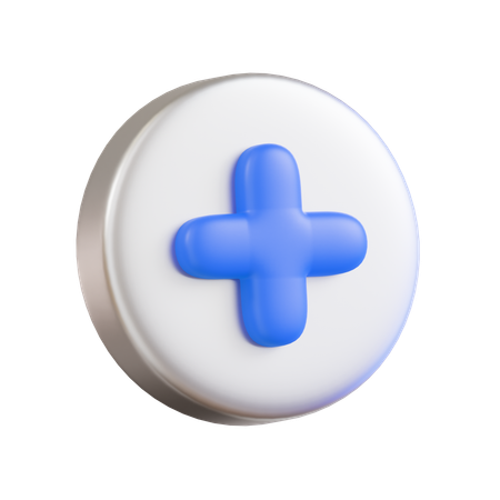 Add Button  3D Icon