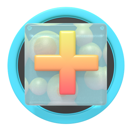 Add Button  3D Icon