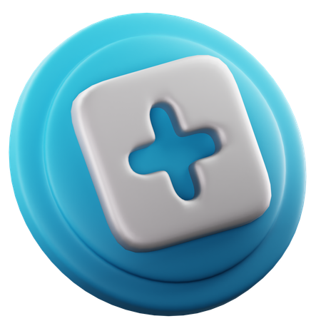 Add button  3D Icon