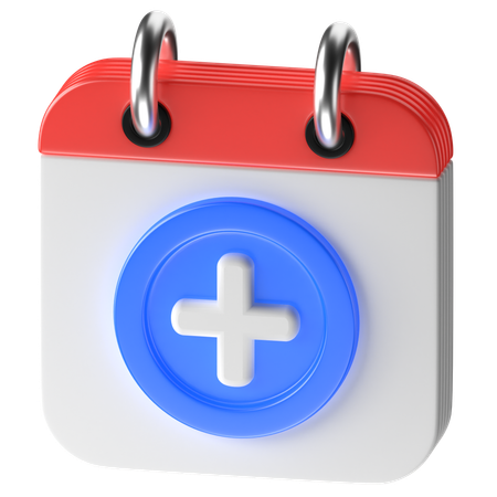 Add Calendar  3D Icon