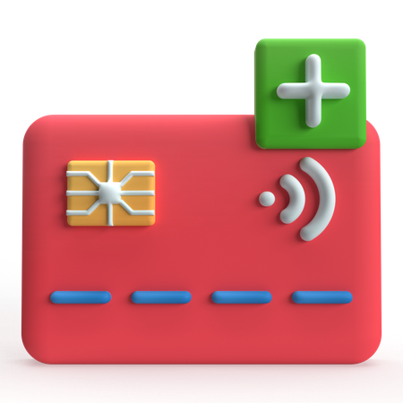 Add Card  3D Icon