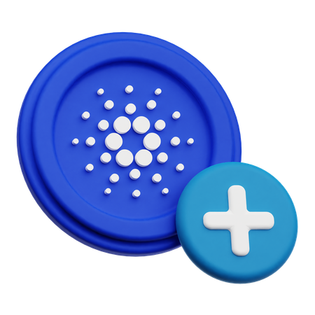 Add Cardano  3D Icon