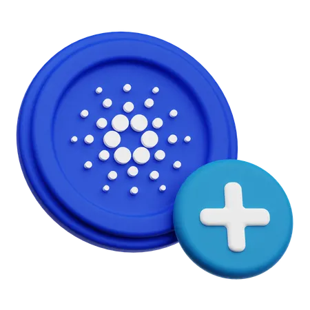 Add Cardano  3D Icon