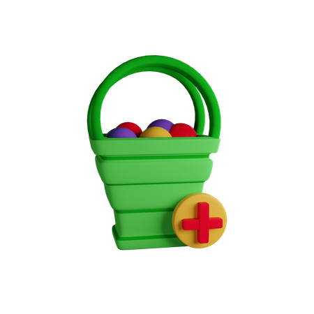 Add cart  3D Icon