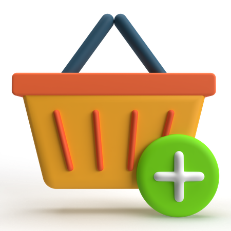 Add Cart  3D Icon