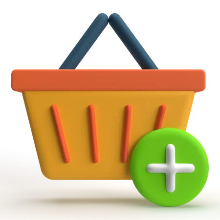 Add Cart  3D Icon