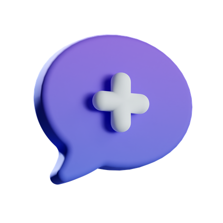 チャットを追加  3D Icon