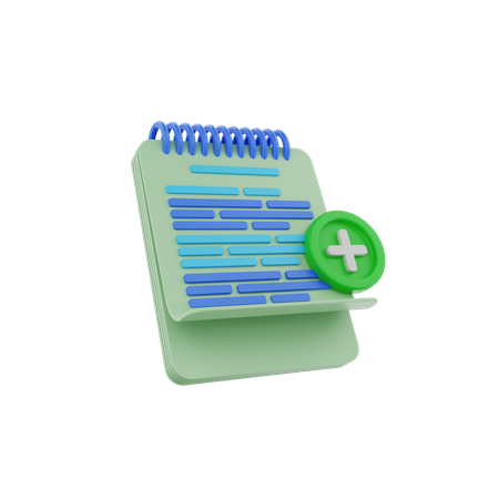 Add Checklist  3D Icon