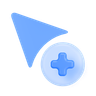 3d navigation arrow logo