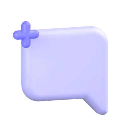Comment Add  3D Icon