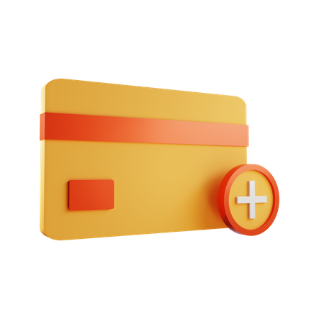 Add Credit Card  3D Icon