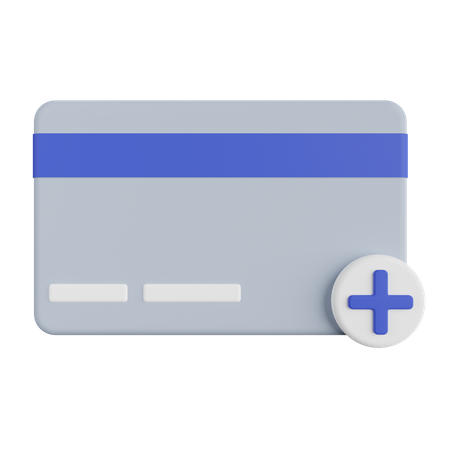 Add Credit Card 3D Illustration