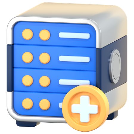 Add database  3D Icon
