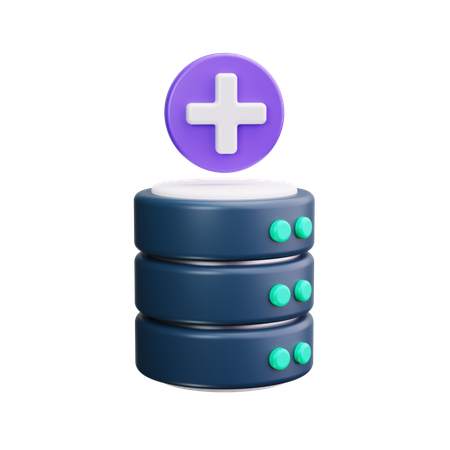 Add Database  3D Icon